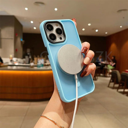 Luxury Magnetic For Magsafe Wireless Charge Phone Case For iPhone 0.2 - IDefend