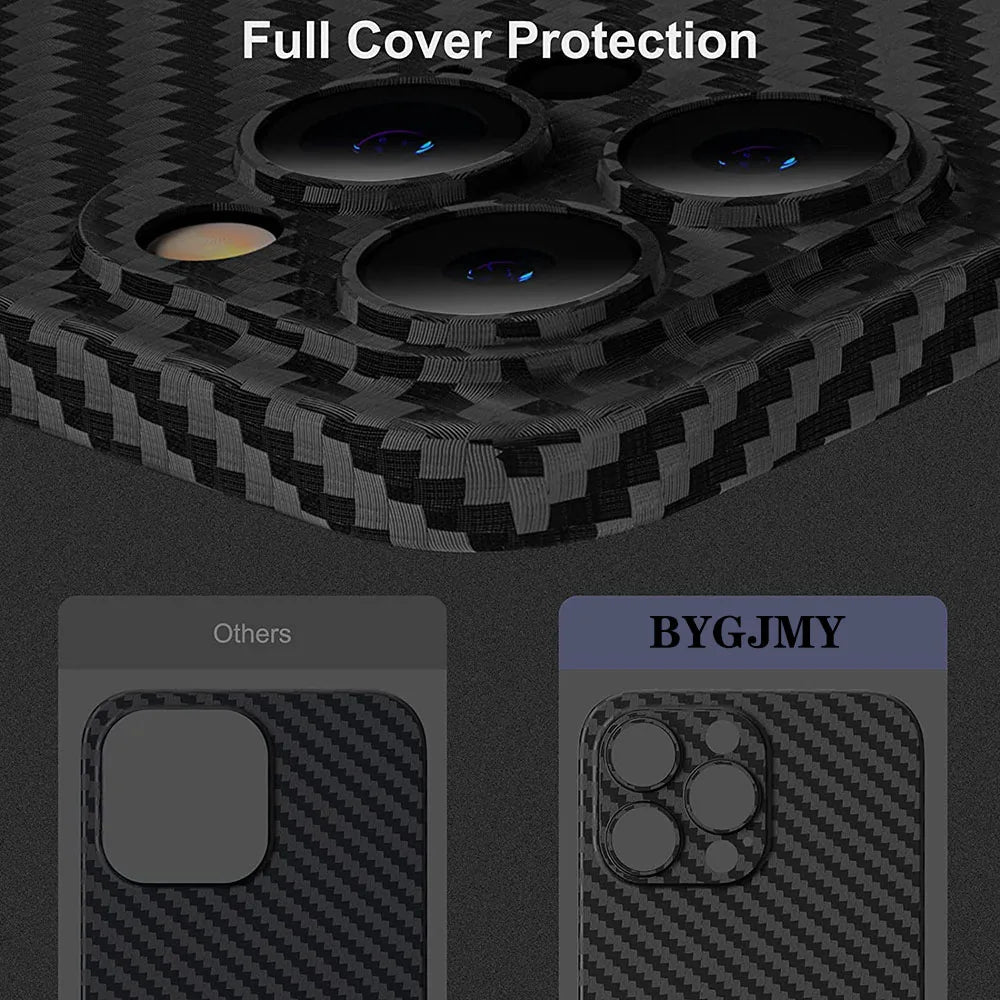 Carbon Fiber Texture Phone Case For iPhone