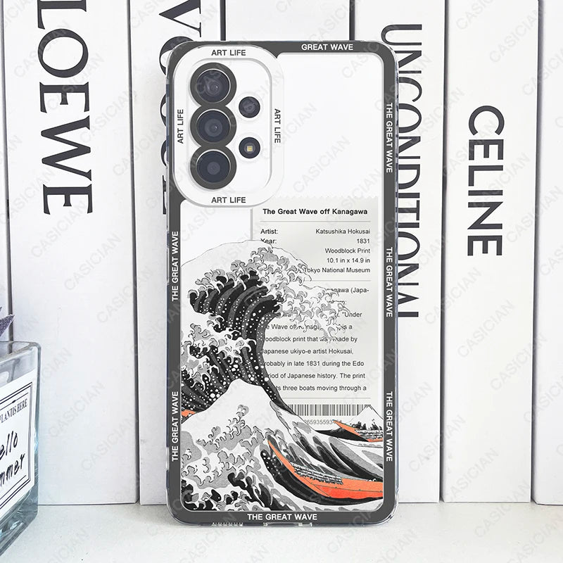 The Great Wave Off Kanagawa Hokusai Art Case For Samsung Galaxy - IDefend