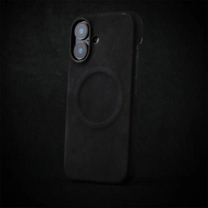 Business Sheepskin Leather Magnetic Phone Case For iPhone - IDefend