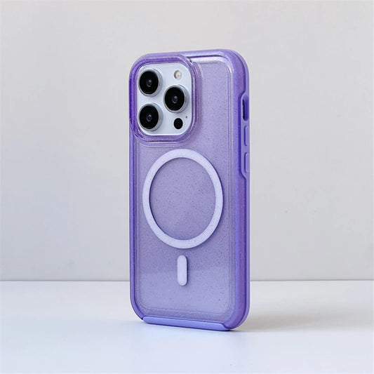 Fluorescent Glitter Magnetic Case for iPhone 0.1 - IDefend