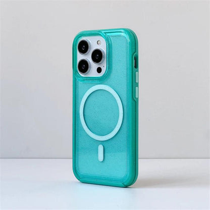 Fluorescent Glitter Magnetic Case for iPhone 0.1 - IDefend