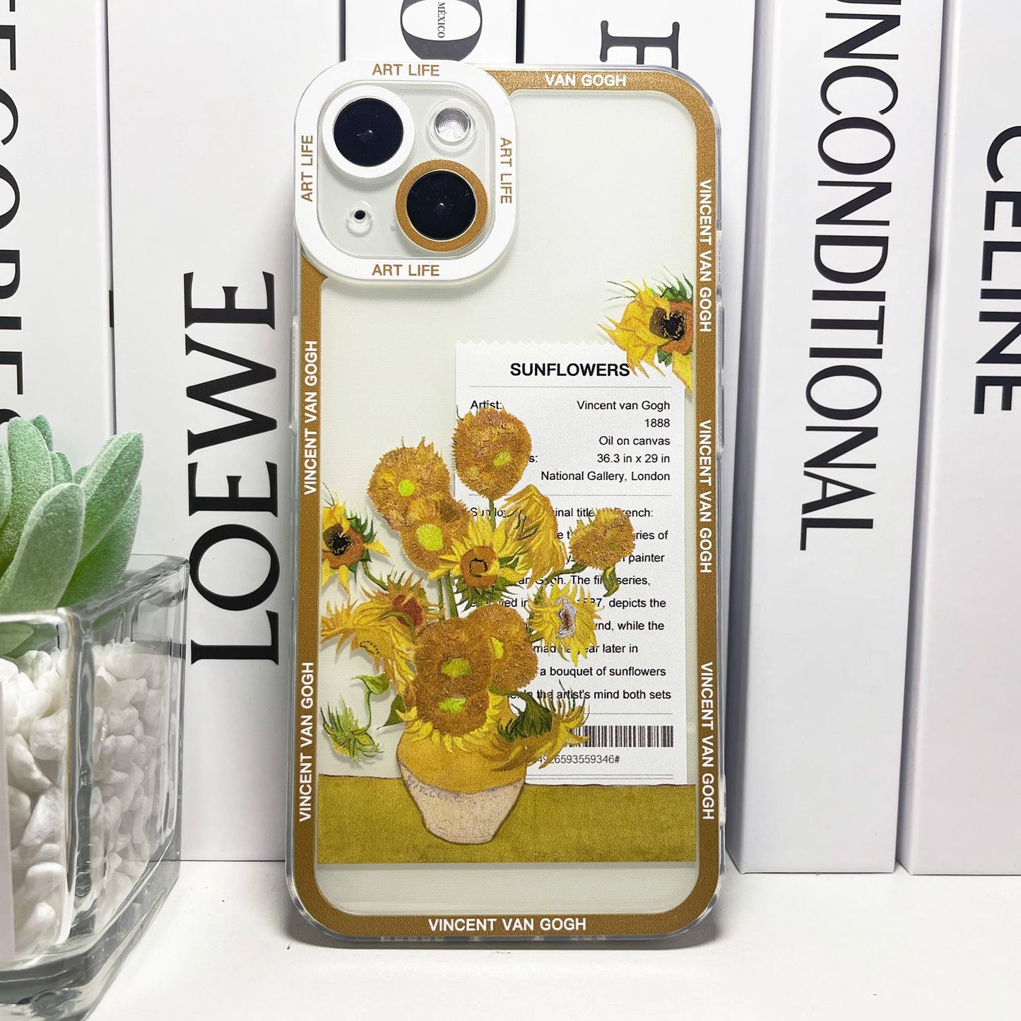 Van Gogh Sunflowers The Starry Night Art Aesthetic Phone Case For iPhone - IDefend