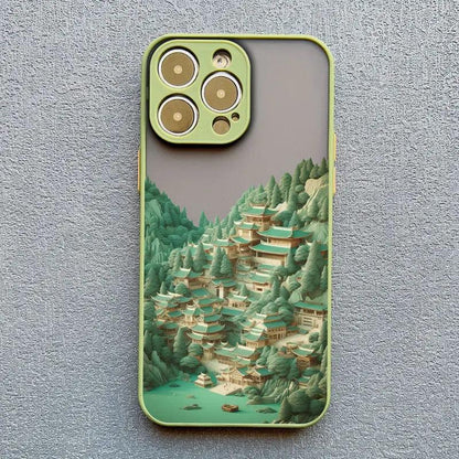 Fashion Magnificent Mountains And Rivers Scenery Phone Case For iPhone - IDefend