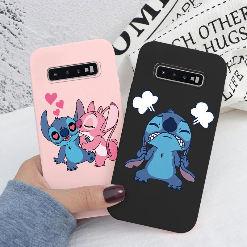 Samsung Galaxy S10 Cartoon Lilo Stitch Phone Case