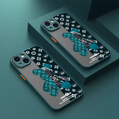 Luxury Robots Bears Armor Matte Phone Case for IPhone 1 - IDefend