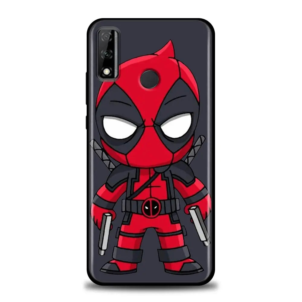 Marvel Phone Case For Huawei Y7 Y9 2019 Y6p Y8P Y7a Y9s Funda Mate 10 20 Lite 40 Pro Soft Cover Iron Man Groot Spiderman Avenger