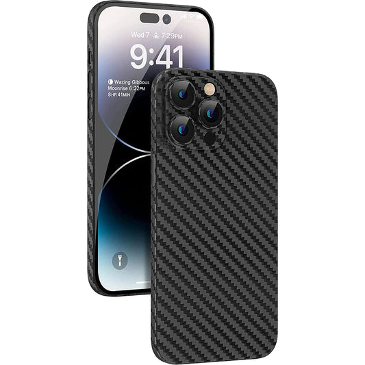 Carbon Fiber Texture Phone Case For iPhone - IDefend