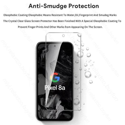 8 In 1 Tempered Glass Camera Lens & Screen Protector For Google Pixel - IDefend