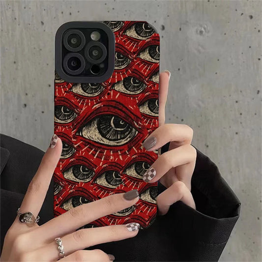 Fashion Spooky Scary Red Eye Case For iPhone - IDefend