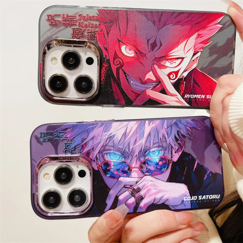 Jujutsu Satoru Gojo Kaisen Aurora Clear Phone Case For iPhone - IDefend