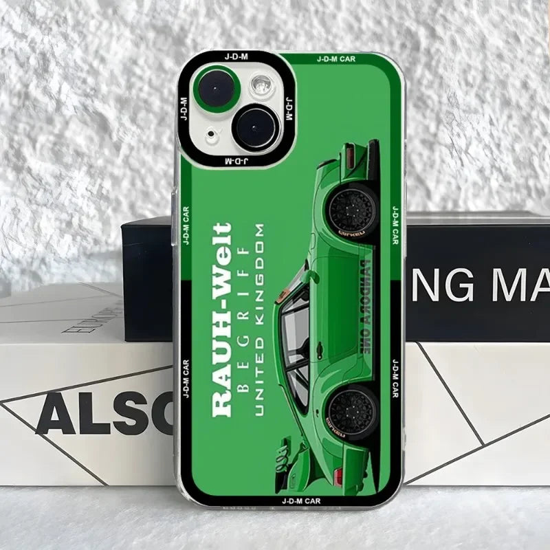 Porsh Car Jdm Drift RWB 911 964 933 Phone Case Case For IPhone