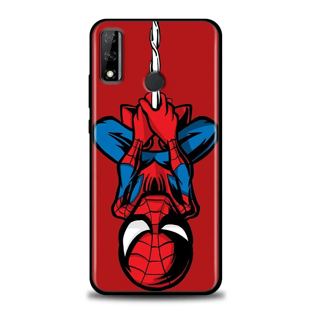 Marvel Phone Case For Huawei Y7 Y9 2019 Y6p Y8P Y7a Y9s Funda Mate 10 20 Lite 40 Pro Soft Cover Iron Man Groot Spiderman Avenger