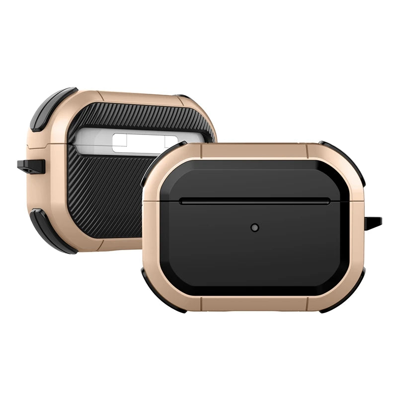 Armor Protective Case For AirPods Pro 2nd Generation AirPods 4 3rd 3 2 1st Gen Cover Accessories Shockproof Coque Capa Funda