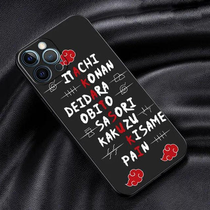 Naruto-Akatsukis Cloud Phone Case for iPhone - IDefend