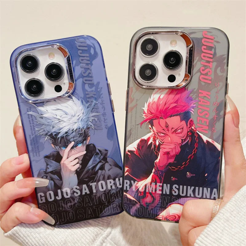 Jujutsu Satoru Gojo Kaisen Aurora Clear Phone Case For iPhone - IDefend