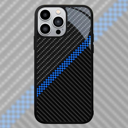 Carbon Fiber Pattern Slim Case For iPhone - IDefend
