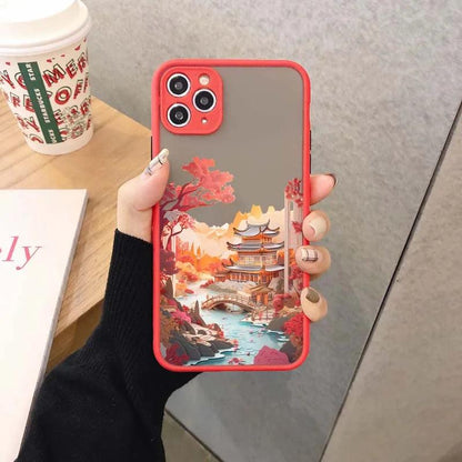 Fashion Magnificent Mountains And Rivers Scenery Phone Case For iPhone - IDefend