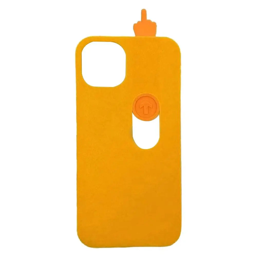 Funny Middle Finger Phone Case For iPhone 15