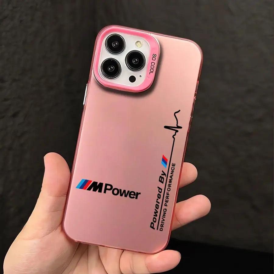 Sports Power-W Car Logo Cover Phone Case for iPhone