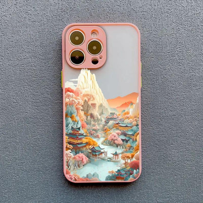 Fashion Magnificent Mountains And Rivers Scenery Phone Case For iPhone - IDefend