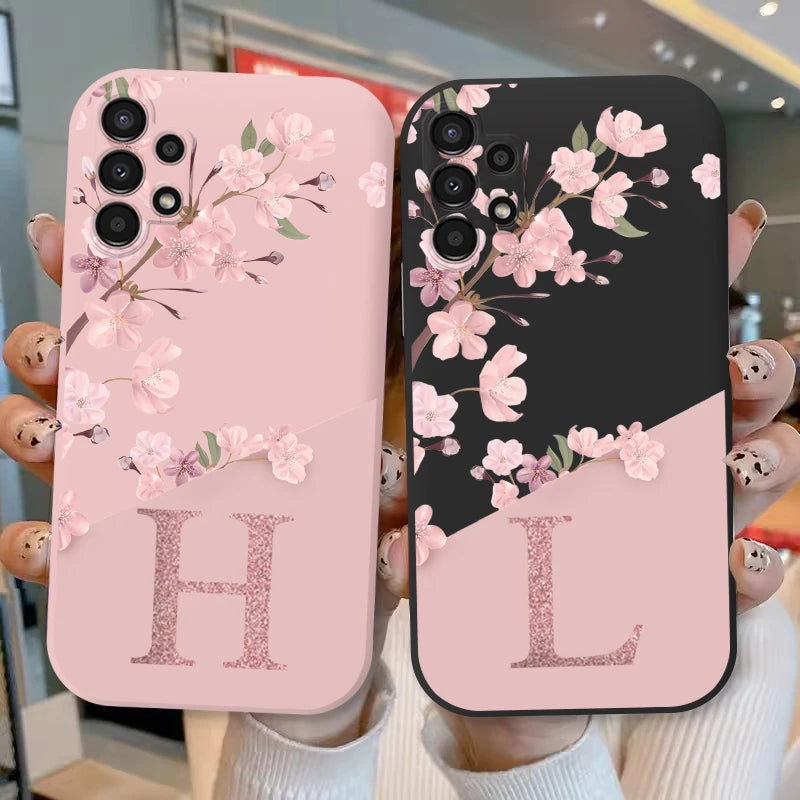 Pink Flower Case For Samsung Galaxy