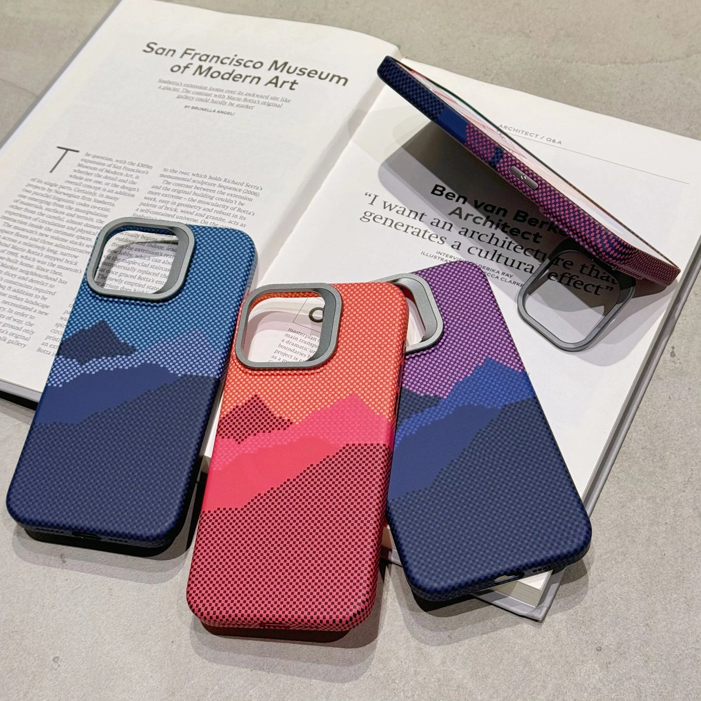 Magnetic Invisible Bracket Phone Case For iPhone