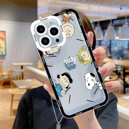 Cute CharlieS Browns And Snoopys Phone Case For iPhone - IDefend