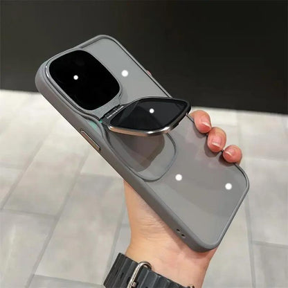 Luxury Transparent Stand Acrylic Case for iPhone - IDefend