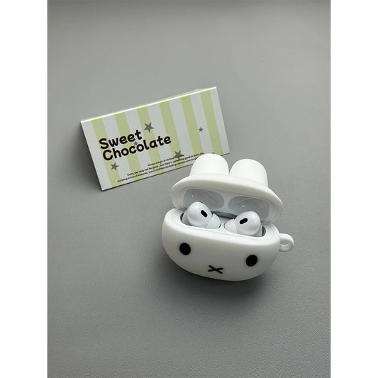 Miffy Earphone Case Airpods4 Protective Cover 1/2 Generation Wireless Kawaii Silicone Bluetooth Pro3 Generation Toy Gift