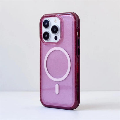 Fluorescent Glitter Magnetic Case for iPhone 0.1 - IDefend