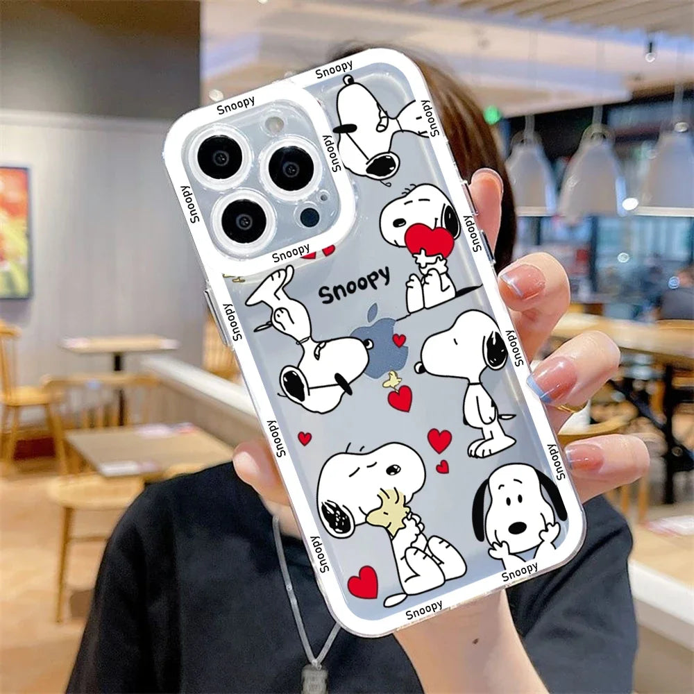 Cute CharlieS Browns And Snoopys Phone Case For iPhone