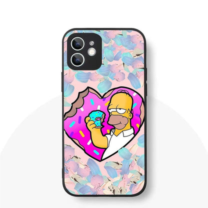 YS-61 Simpson Family Silicone Case For iPhone - IDefend
