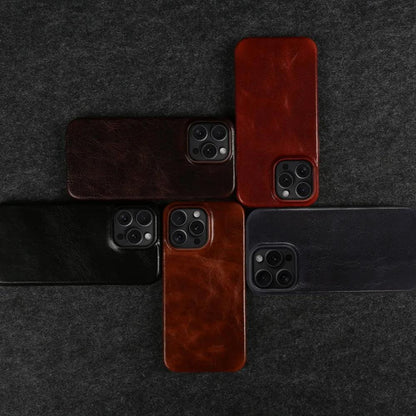 Business Genuine Leather Case for iPhone - IDefend