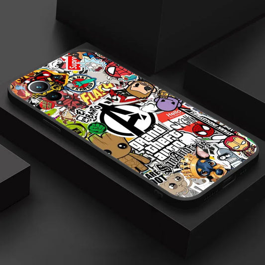 Avengers Endgame Heroes Marvel Phone Case For Xiaomi 14T 13T 12T 11T 10 14 Pro 12 Mi 11 Lite Poco X3 X4 X5 X6 M5 F5 F6 Pro Cover
