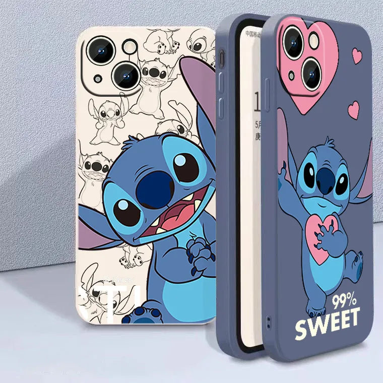 NEW Disney Stitch Cute Phone Case For iPhone - IDefend