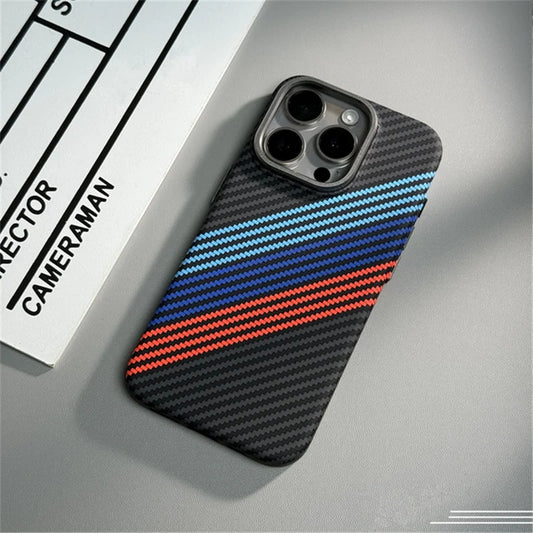 Geometric Carbon Fiber texture 3D Relief Magsafe case for iphone - IDefend