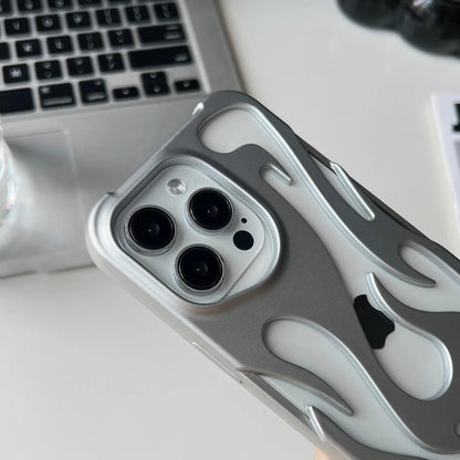 New 3D Flame pattern Phone Case for iPhone - IDefend