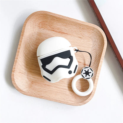 For Airpods 1 2 3 4 Pro Pro 2 Case Cute Cartoon Darth Vader Silicone Earphone Case Accessories Cover