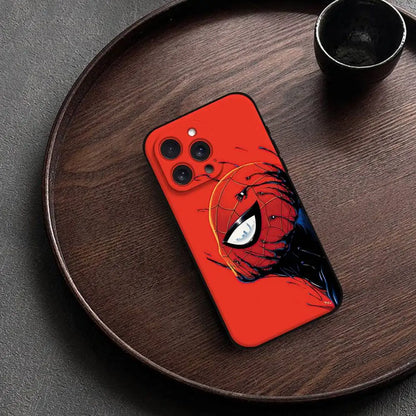 M-Marvel S-Spider-Man Phone Case For IPhone 17 15 Pro Max 14 Pro 12 11 13 Mini X XR XS 16 Plus SE Back Cover