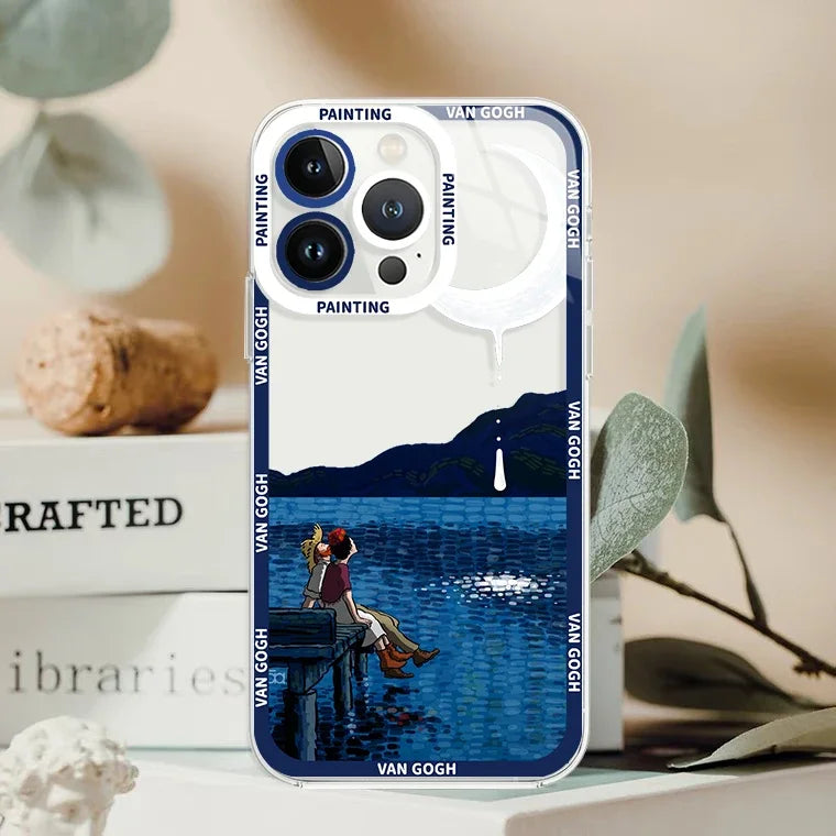 Creative oil painting Phone case For iphone - IDefend