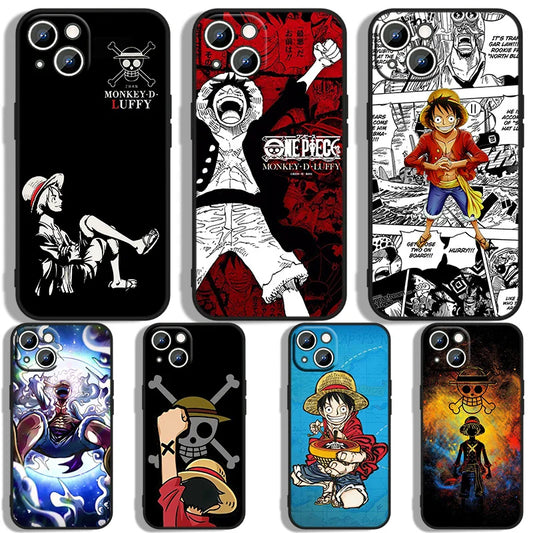 Ones Pieces Anime D-Luffy Phone Case For Apple iPhone - IDefend