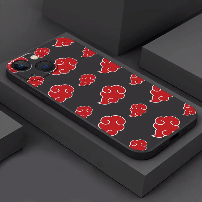 Naruto-Akatsukis Cloud Phone Case for iPhone - IDefend