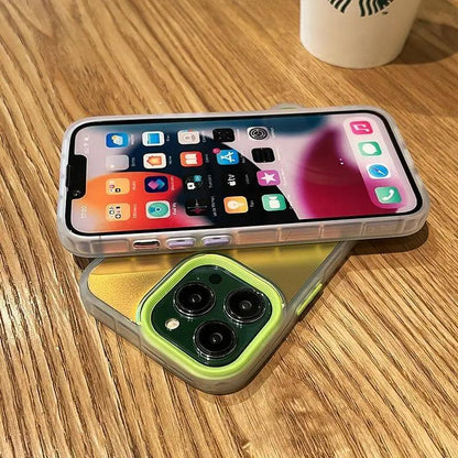 Luxury Matte Gradient Laser Case For iPhone 11 12 13 14 15 Pro Max Shockproof Case For iPhone 15 14 Plus Phone Cover Accessories - IDefend