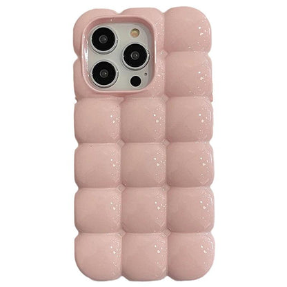Cute Stylish Bread Chocolate Block 3D Phone Case For iPhone - IDefend