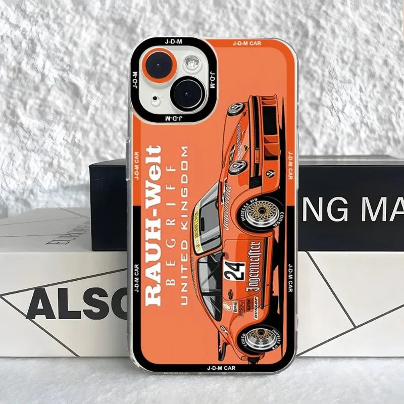 Porsh Car Jdm Drift RWB 911 964 933 Phone Case Case For IPhone