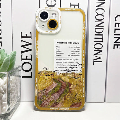 Van Gogh Sunflowers The Starry Night Art Aesthetic Phone Case For iPhone - IDefend