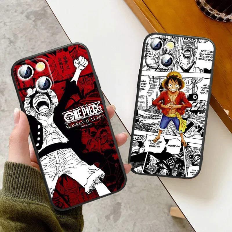 Ones Pieces Anime D-Luffy Phone Case For Apple iPhone - IDefend