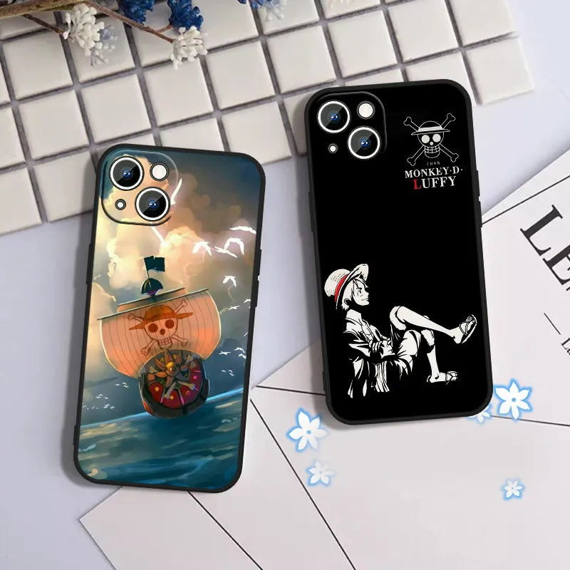 Ones Pieces Anime D-Luffy Phone Case For Apple iPhone - IDefend