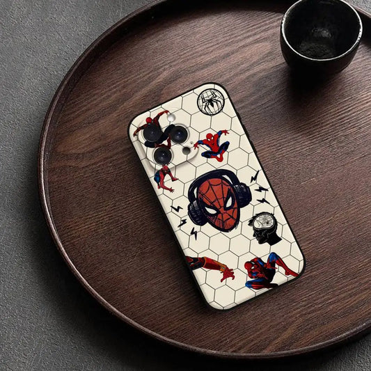 M-Marvel S-Spider-Man Phone Case For IPhone 17 15 Pro Max 14 Pro 12 11 13 Mini X XR XS 16 Plus SE Back Cover